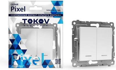 Выключатель Tokov Electric Pixel TKE-PX-V2I-C34