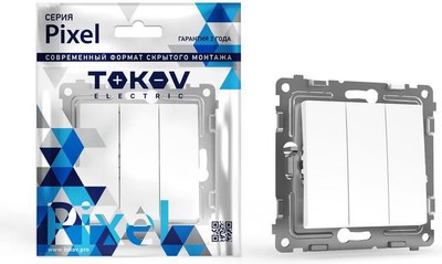 Выключатель Tokov Electric Pixel TKE-PX-V3-C34