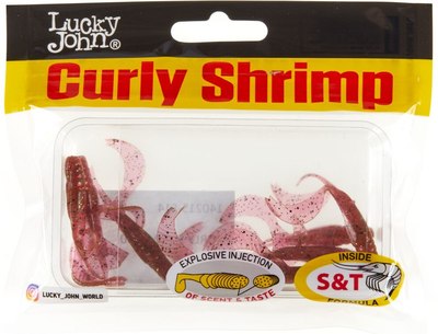 Мягкая приманка Lucky John Pro Series Curly Shrimp / 140216-S14