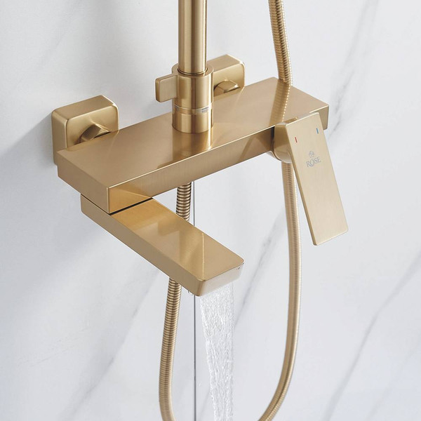 Душевая система со смесителем Rose R1836G