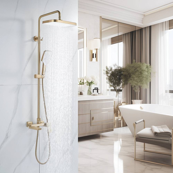 Душевая система со смесителем Rose R1836G