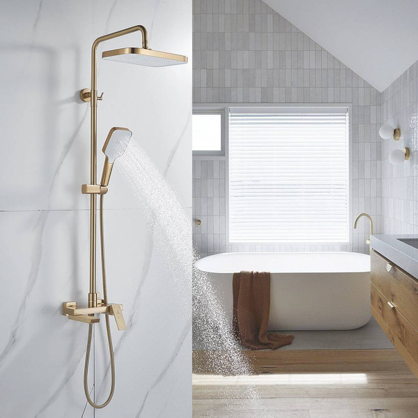 Душевая система со смесителем Rose R1836G