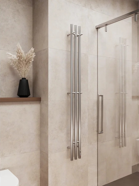 Полотенцесушитель электрический Terminus Стойка Tres Круг 1600