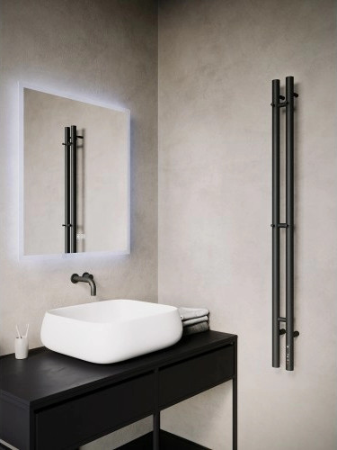 Полотенцесушитель электрический Terminus Стойка Duo Круг1200