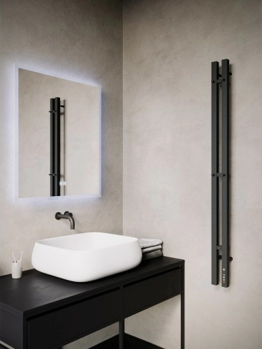 Полотенцесушитель электрический Terminus Стойка Duo Проф 1200