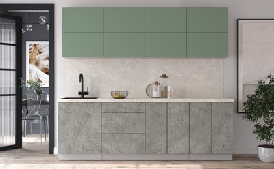 Кухонный гарнитур Интерлиния Мила Матте 2.4 А