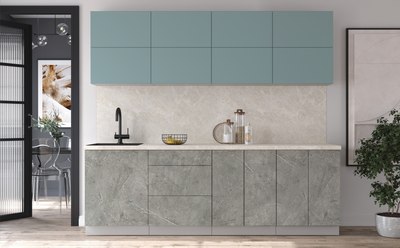 Кухонный гарнитур Интерлиния Мила Матте 2.4 А