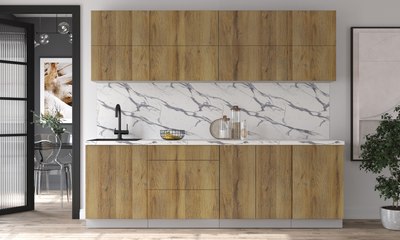 Кухонный гарнитур Интерлиния Мила Матте 2.5 А