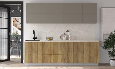 Кухонный гарнитур Интерлиния Мила Матте 2.5 А