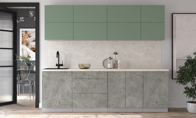 Кухонный гарнитур Интерлиния Мила Матте 2.5 А