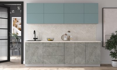 Кухонный гарнитур Интерлиния Мила Матте 2.5 А