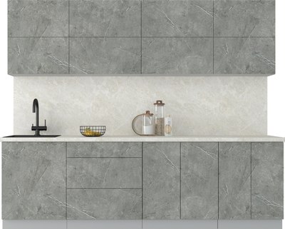 Кухонный гарнитур Интерлиния Мила Матте 2.6 А - фото