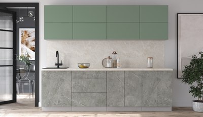 Кухонный гарнитур Интерлиния Мила Матте 2.6 А