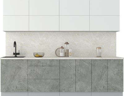 Кухонный гарнитур Интерлиния Мила Матте 2.7 А - фото