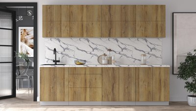 Кухонный гарнитур Интерлиния Мила Матте 2.7 А