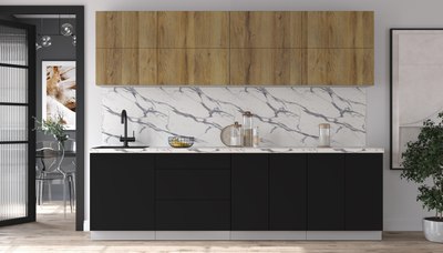 Кухонный гарнитур Интерлиния Мила Матте 2.7 А