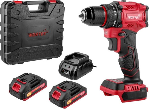 Аккумуляторная дрель-шуруповерт Wortex LX BD 1815-1 Li  ALL1 XLT (1333697) - фото
