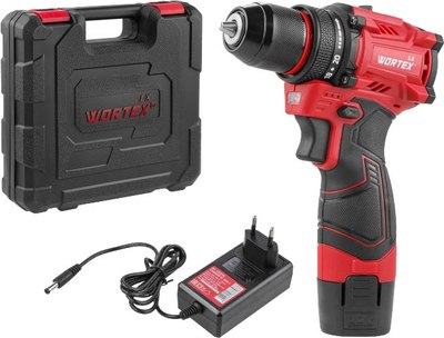 Аккумуляторная дрель-шуруповерт Wortex LX BD 1215-1 Li (1333698) - фото