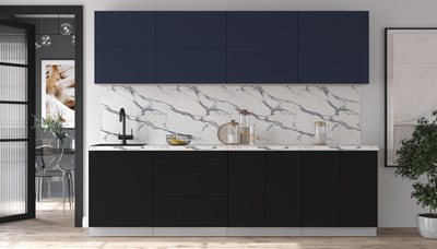 Кухонный гарнитур Интерлиния Мила Матте 2.7 А