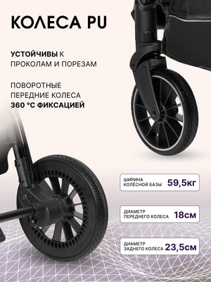 Детская универсальная коляска Farfello Camille Comfort 2 в 1 / CMC