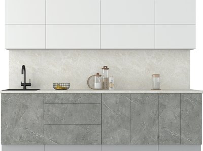 Кухонный гарнитур Интерлиния Мила Матте 2.8 А - фото