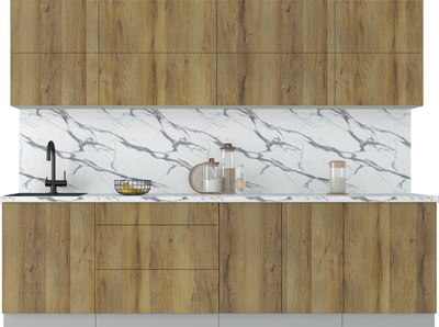 Кухонный гарнитур Интерлиния Мила Матте 2.8 А - фото