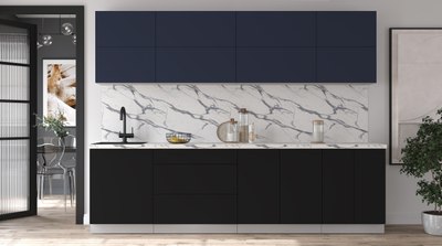 Кухонный гарнитур Интерлиния Мила Матте 2.8 А