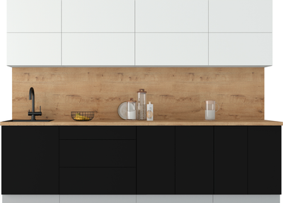 Кухонный гарнитур Интерлиния Мила Матте 2.9 А - фото