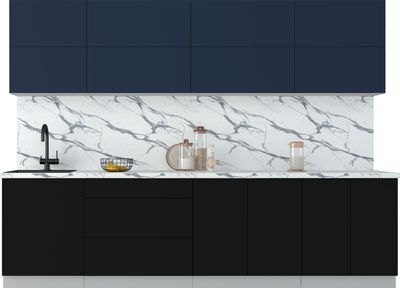 Кухонный гарнитур Интерлиния Мила Матте 2.9 А - фото