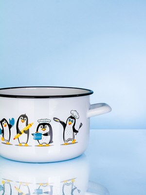 Кастрюля ЭСТЕТ Пингвины / ЭТ-72325 