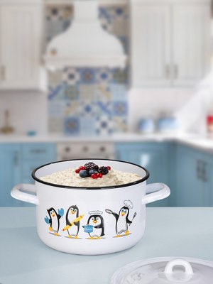 Кастрюля ЭСТЕТ Пингвины / ЭТ-72325 
