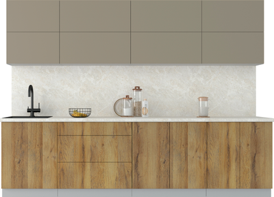 Кухонный гарнитур Интерлиния Мила Матте 2.9 А - фото