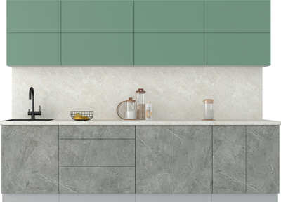 Кухонный гарнитур Интерлиния Мила Матте 2.9 А - фото