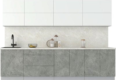 Кухонный гарнитур Интерлиния Мила Матте 3.0 А - фото