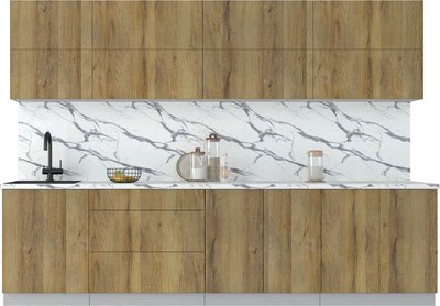 Кухонный гарнитур Интерлиния Мила Матте 3.0 А - фото