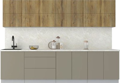 Кухонный гарнитур Интерлиния Мила Матте 3.0 А - фото
