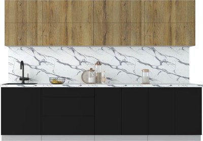 Кухонный гарнитур Интерлиния Мила Матте 3.0 А - фото