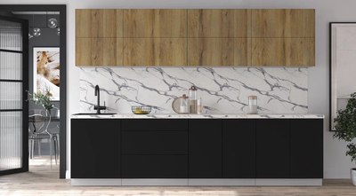 Кухонный гарнитур Интерлиния Мила Матте 3.0 А