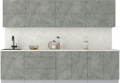Кухонный гарнитур Интерлиния Мила Матте 3.0 А - фото