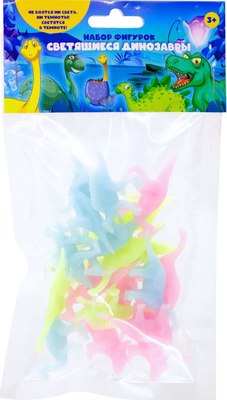 Набор фигурок игровых Bumbaram Светящиеся динозавры / G-43 - фото