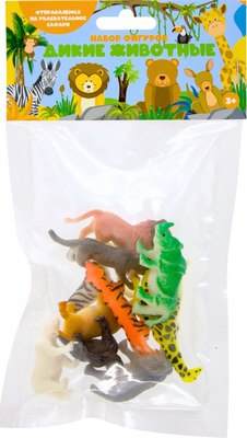 Набор фигурок игровых Bumbaram Дикие животные / G-39 - фото