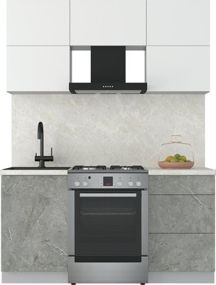 Кухонный гарнитур Интерлиния Мила Матте 1.6 Б - фото