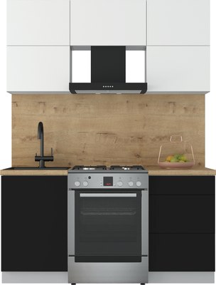 Кухонный гарнитур Интерлиния Мила Матте 1.6 Б - фото