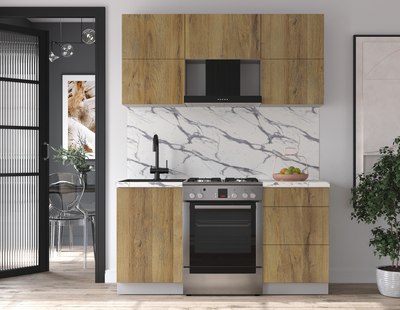 Кухонный гарнитур Интерлиния Мила Матте 1.6 Б