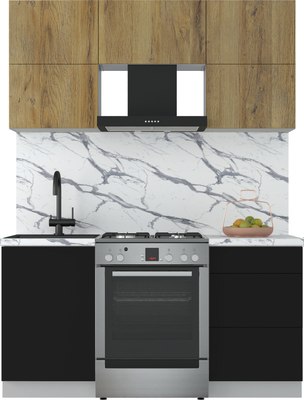 Кухонный гарнитур Интерлиния Мила Матте 1.6 Б - фото