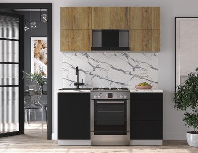 Кухонный гарнитур Интерлиния Мила Матте 1.6 Б