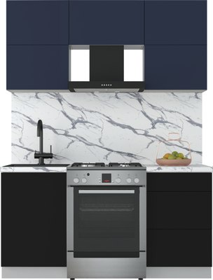 Кухонный гарнитур Интерлиния Мила Матте 1.6 Б - фото