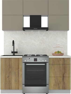 Кухонный гарнитур Интерлиния Мила Матте 1.6 Б - фото