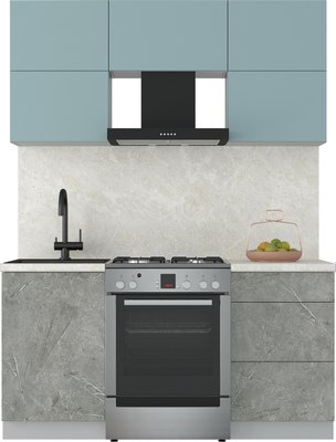 Кухонный гарнитур Интерлиния Мила Матте 1.6 Б - фото