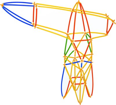 Конструктор Dede Bamboo-стики. Техника / 03679